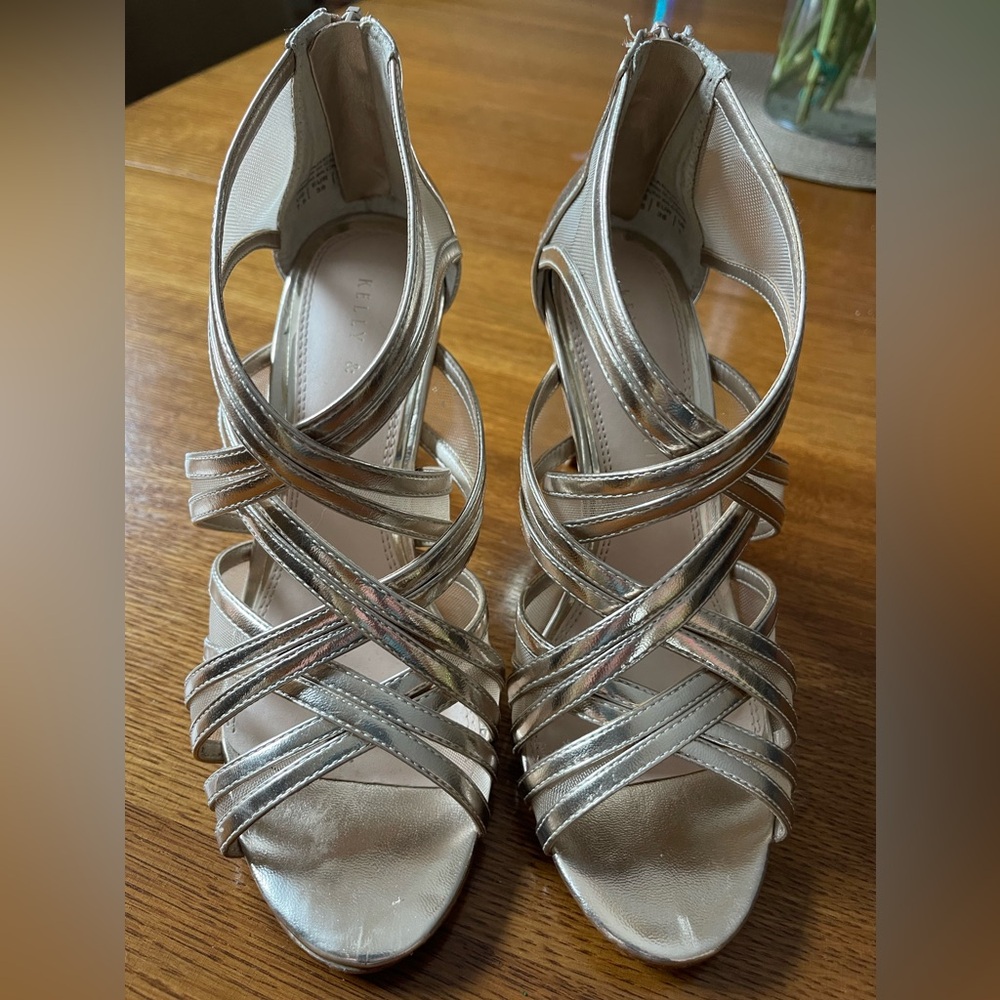 Kelly and Katie Gold Sandals